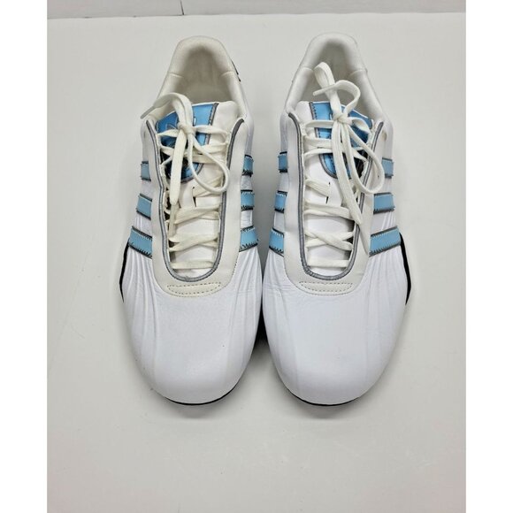 Adidas Goodyear Racing Sneakers Women's Size 9 New without Tags Blue and White - Picture 1 of 9
